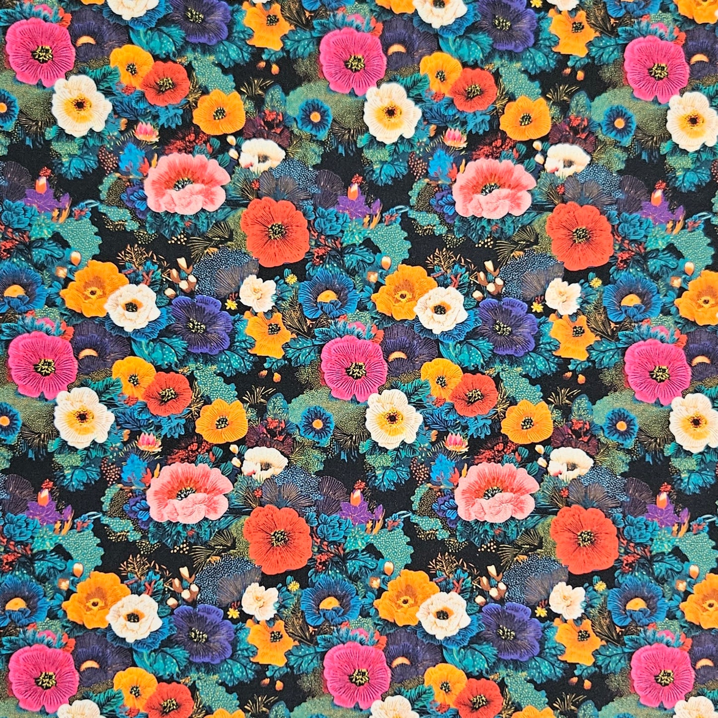 Colourful Poppy Garden