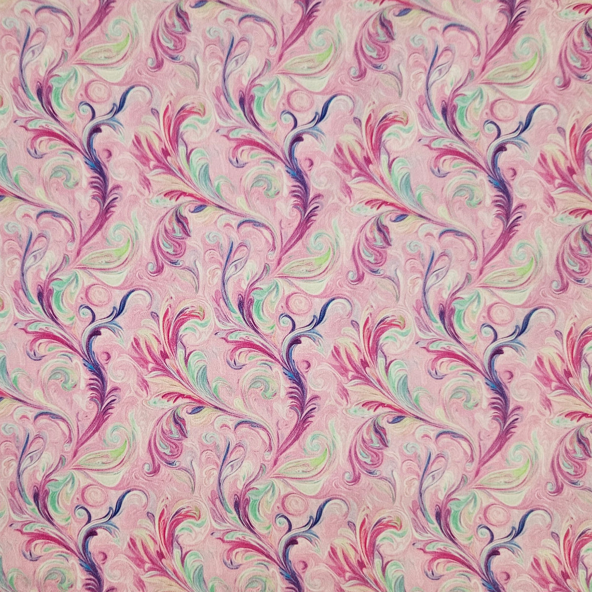 Water Marbled Swirls Pink 7797 P
