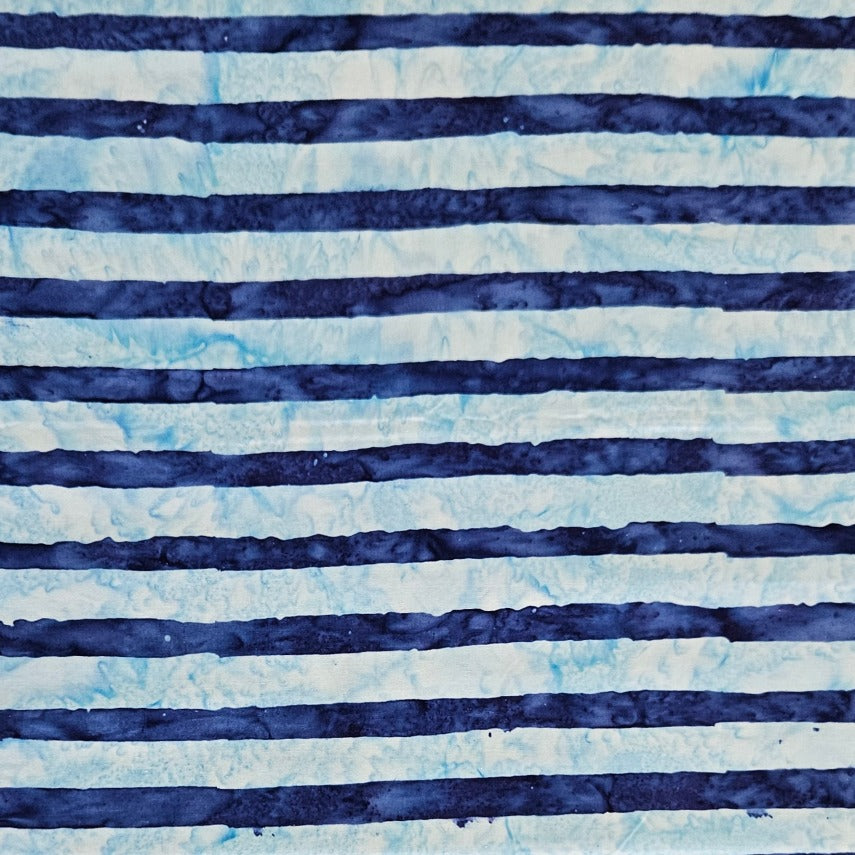 Batik - ST-7 Large Stripes Blue
