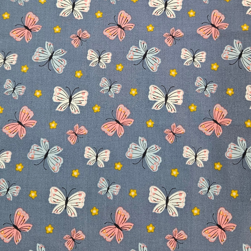 Butterfly Blossom - Butterflies on Blue