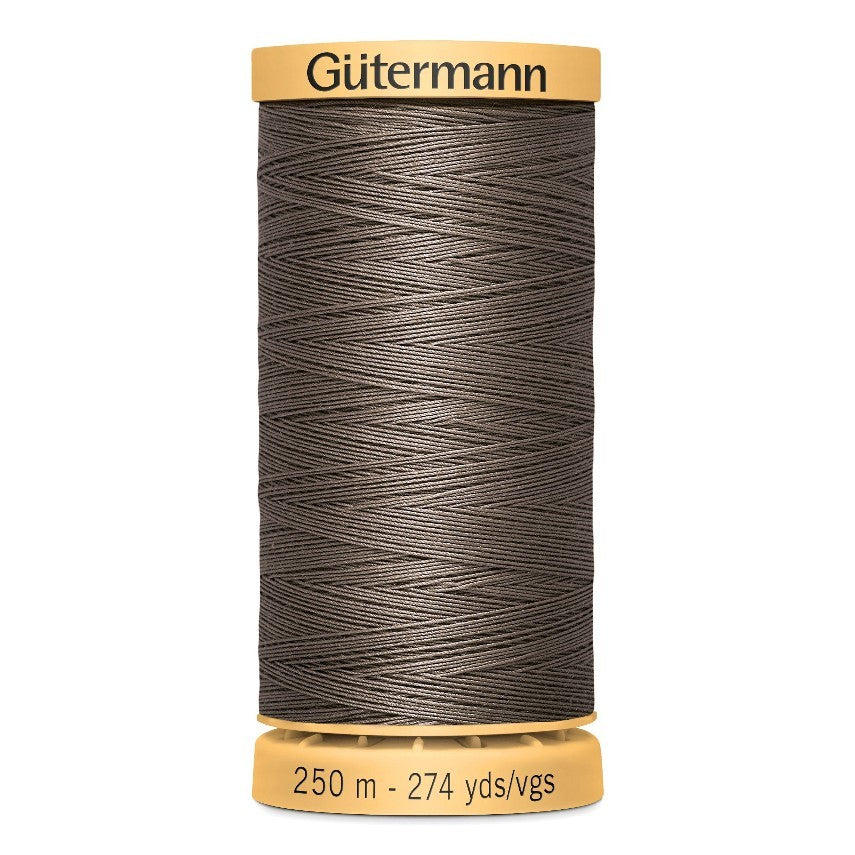 Gutermann 250m Cotton Thread - Col.1225 - Mid Brown