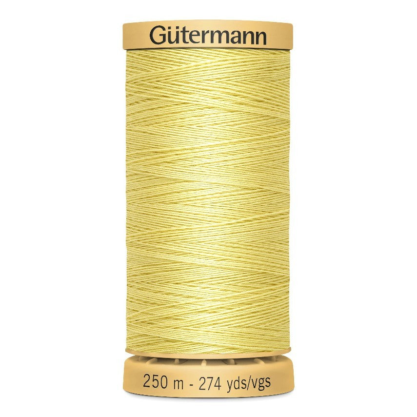 Gutermann 250m Cotton Thread - Col.349 - Lemon