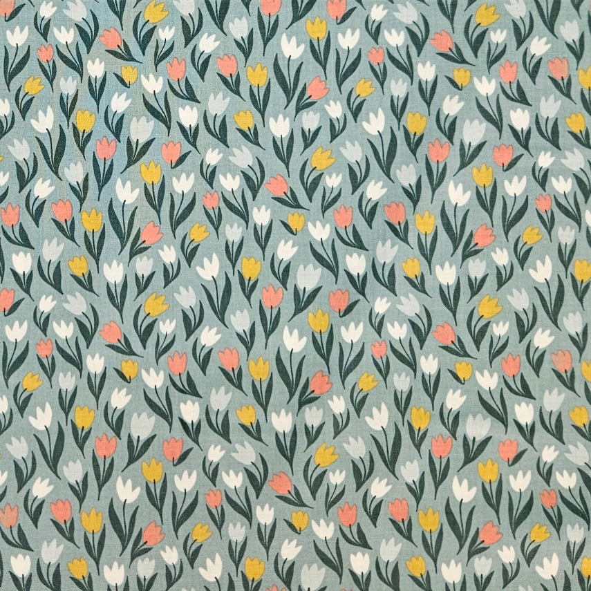 Fairy Dust - Tulips on Blue