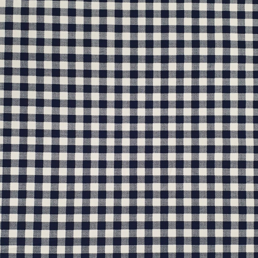 Gingham 10mm Navy
