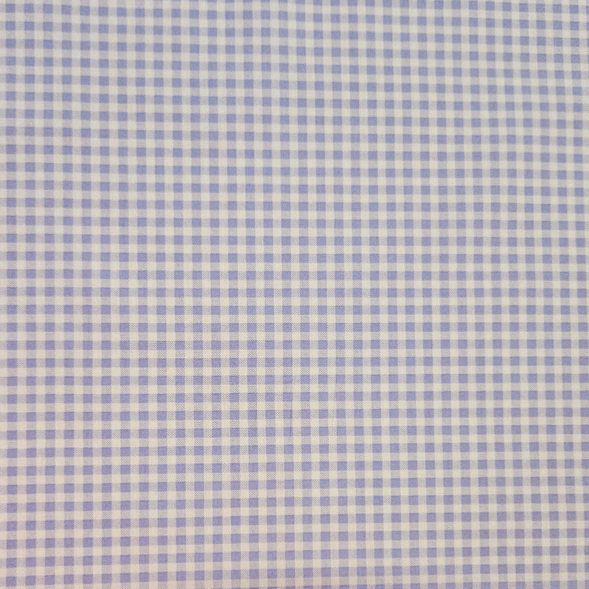 Gingham 4mm Blue