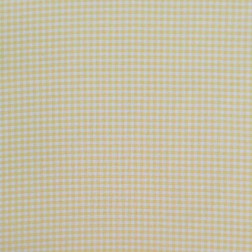 Gingham 4mm Lemon
