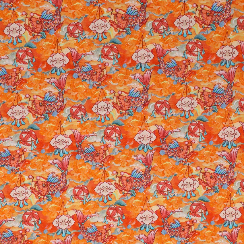 Japanese - Gyotaku Orange