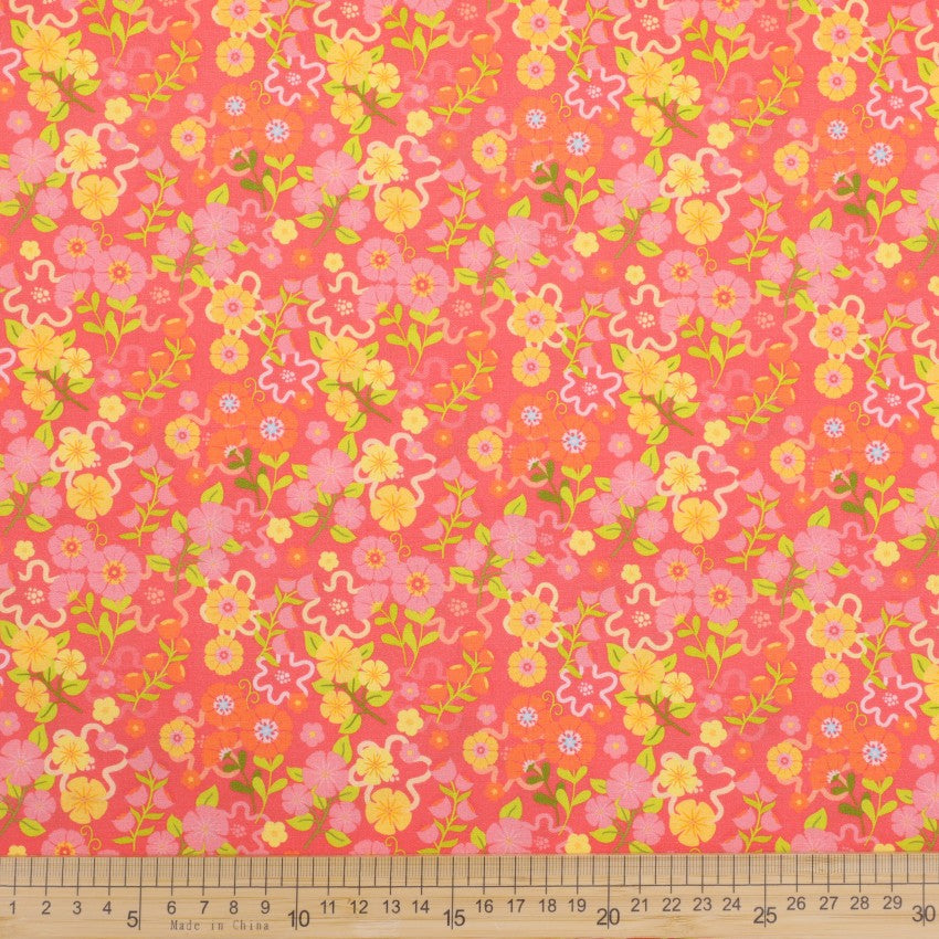 Picnic in the Park - Picking Flowers on Peach