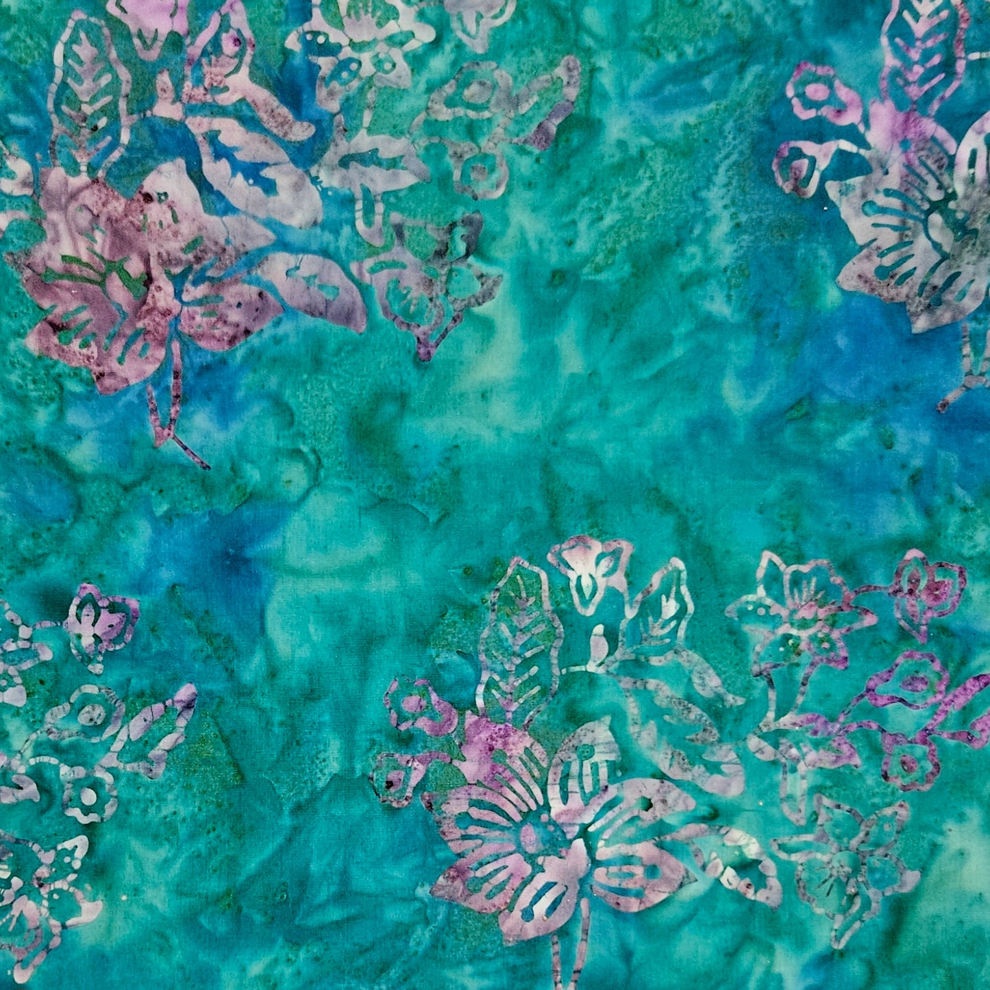 Batik - Wild Roses Blue