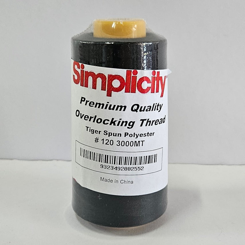 Overlocking Thread - 3000mt - Black