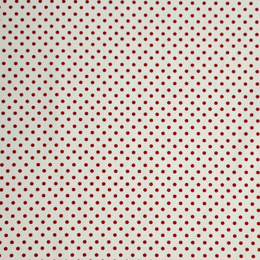 Red Spots on White
