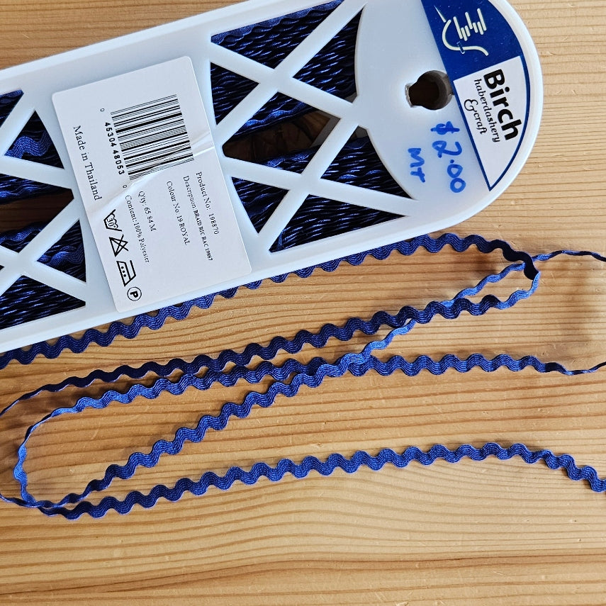 Ric Rac - Royal Blue