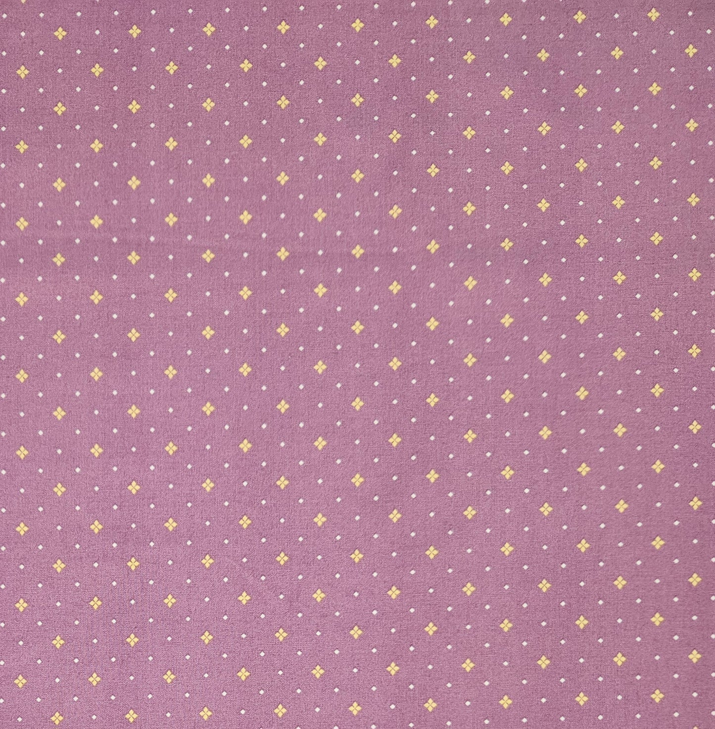 Hello Spring - Diamonds and Spots on Purple