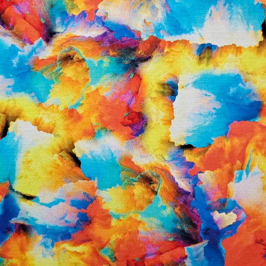 Swiss Cotton - Sunset Clouds