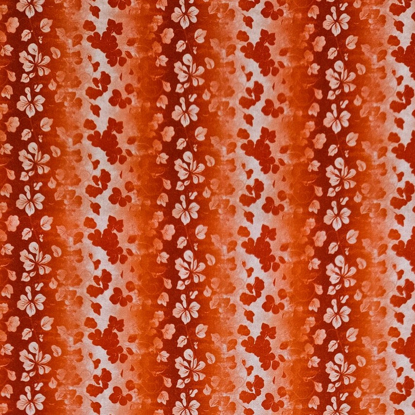 Tone on Tone - Orange Foliage Stripes
