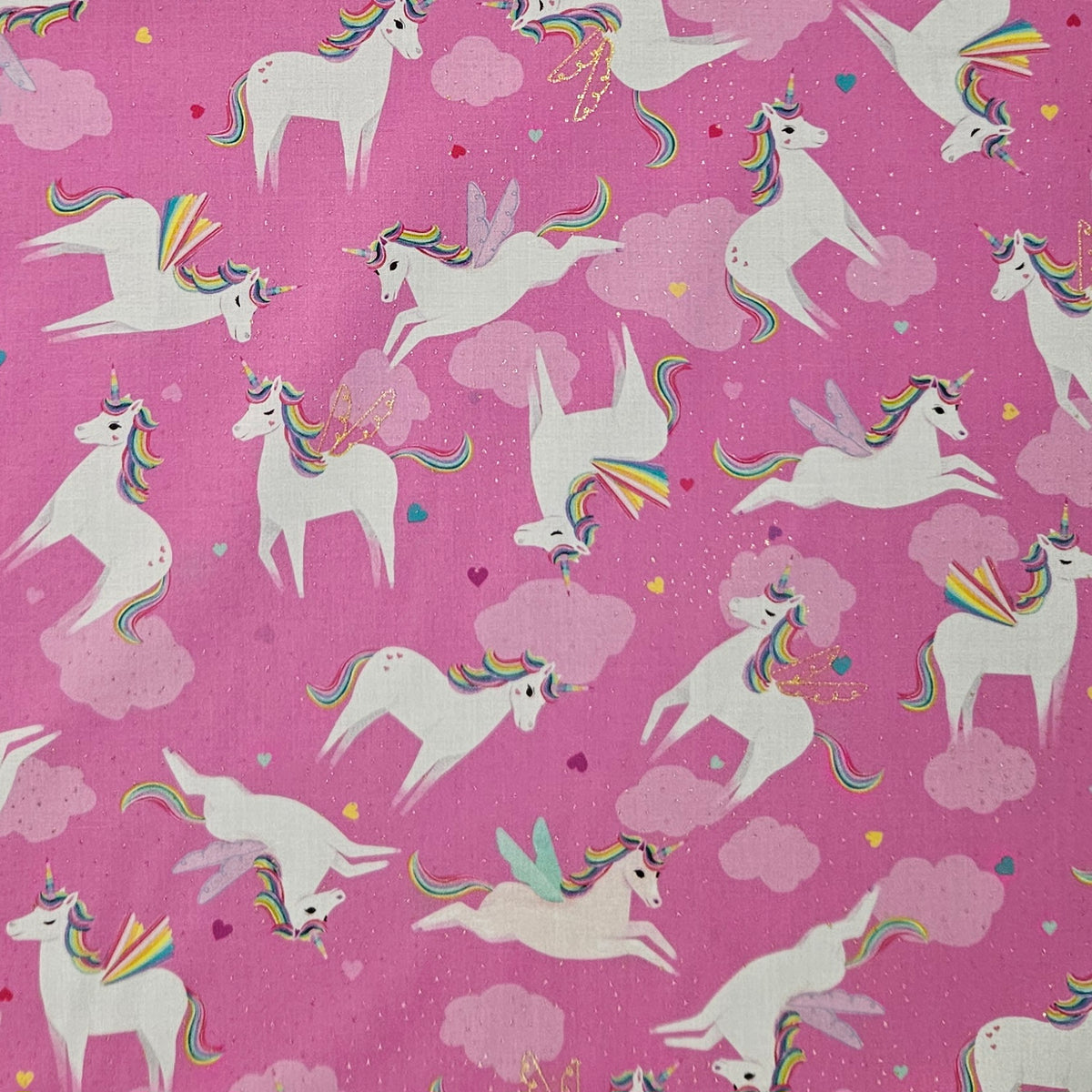 Unicorn Love - Unicorns on Pink