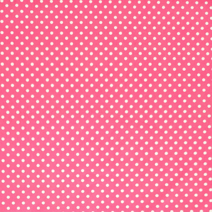 White Spots on Bright Pink