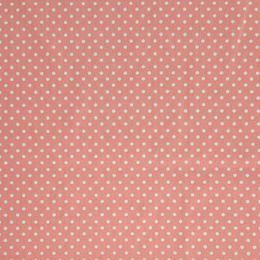 White Spots on Peach Pink