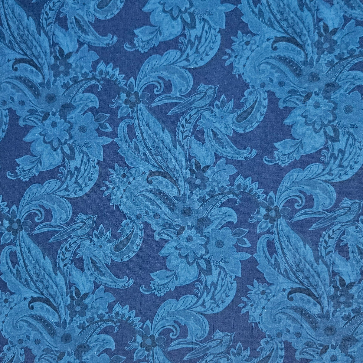 Winter Paisley - Blue