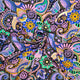 RAYON - Bright Paisley Black
