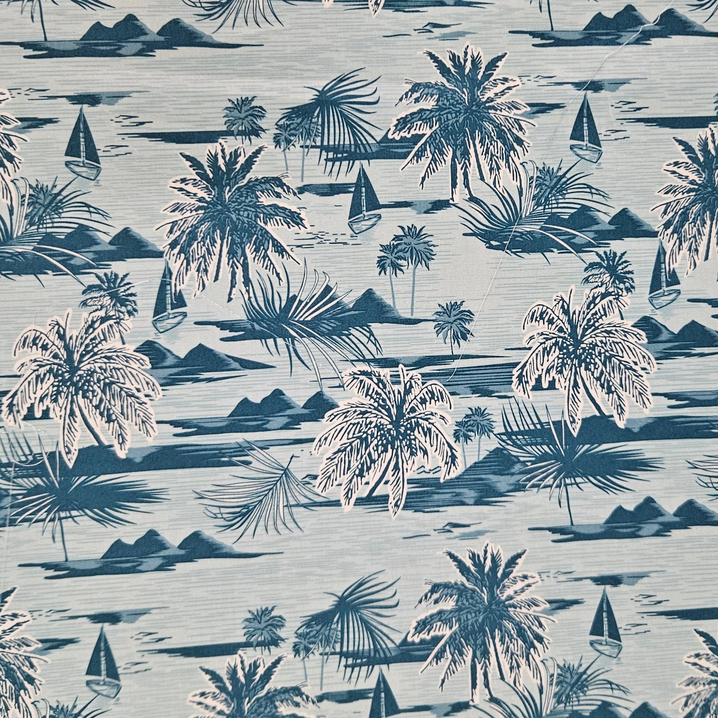 Tropical Island Boats - Light Blue