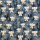Elephants on Blue