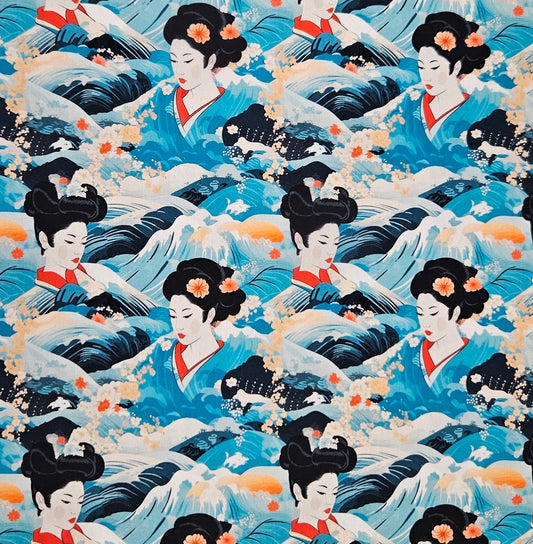 Japanese - Waves and Geishas