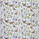 Butterflies and Florals on White