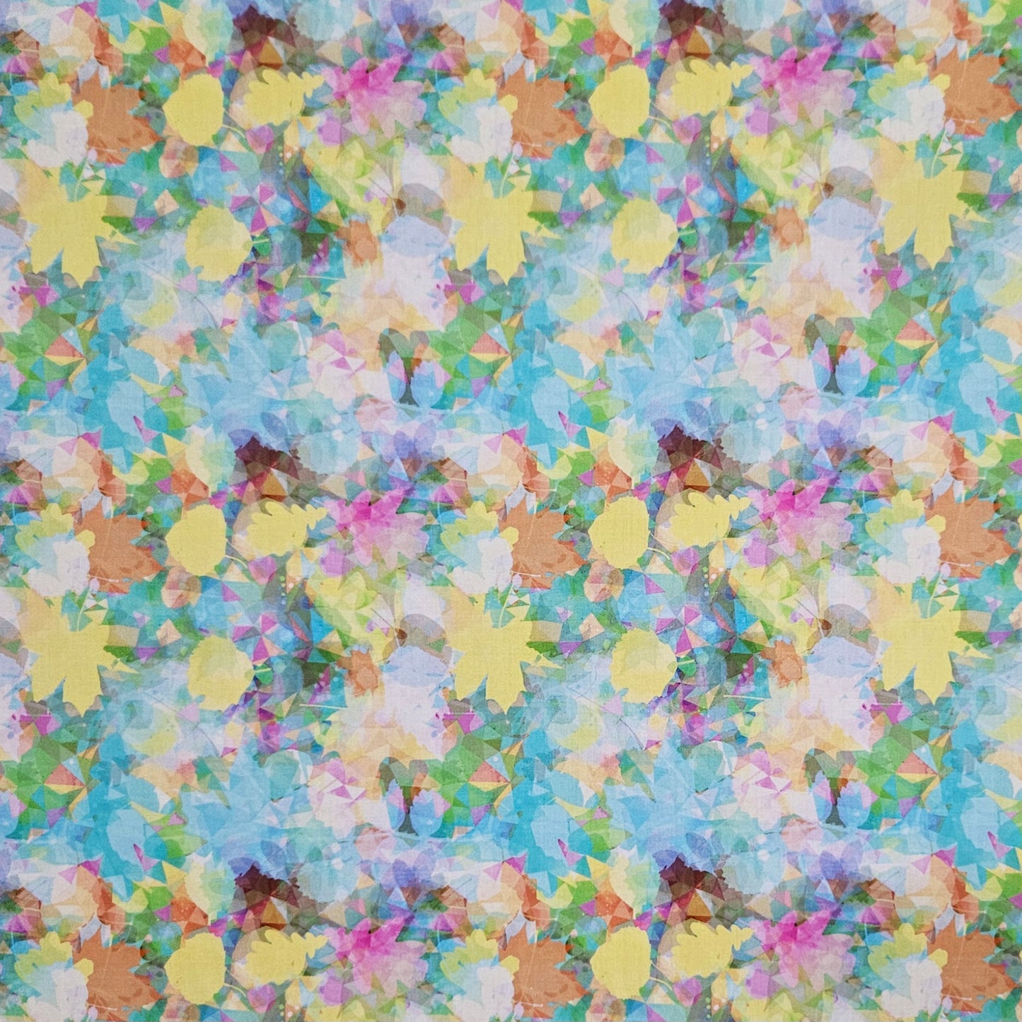 COTTON SATEEN - Stained Glass Blue