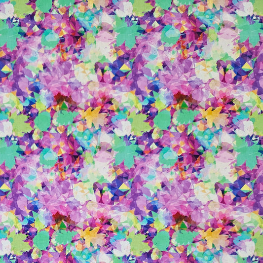 COTTON SATEEN - Stained Glass Purple