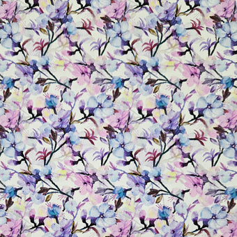 compare product COTTON SATEEN - Floral Branches Blue