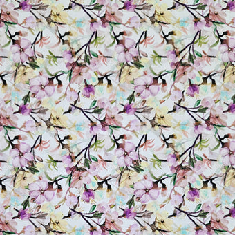 compare product COTTON SATEEN - Floral Branches Purple