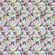 COTTON SATEEN - Floral Branches Purple