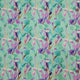 COTTON SATEEN - Painted Florals Aqua