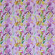 COTTON SATEEN - Painted Florals Purple