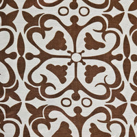Ornate Print in Brown