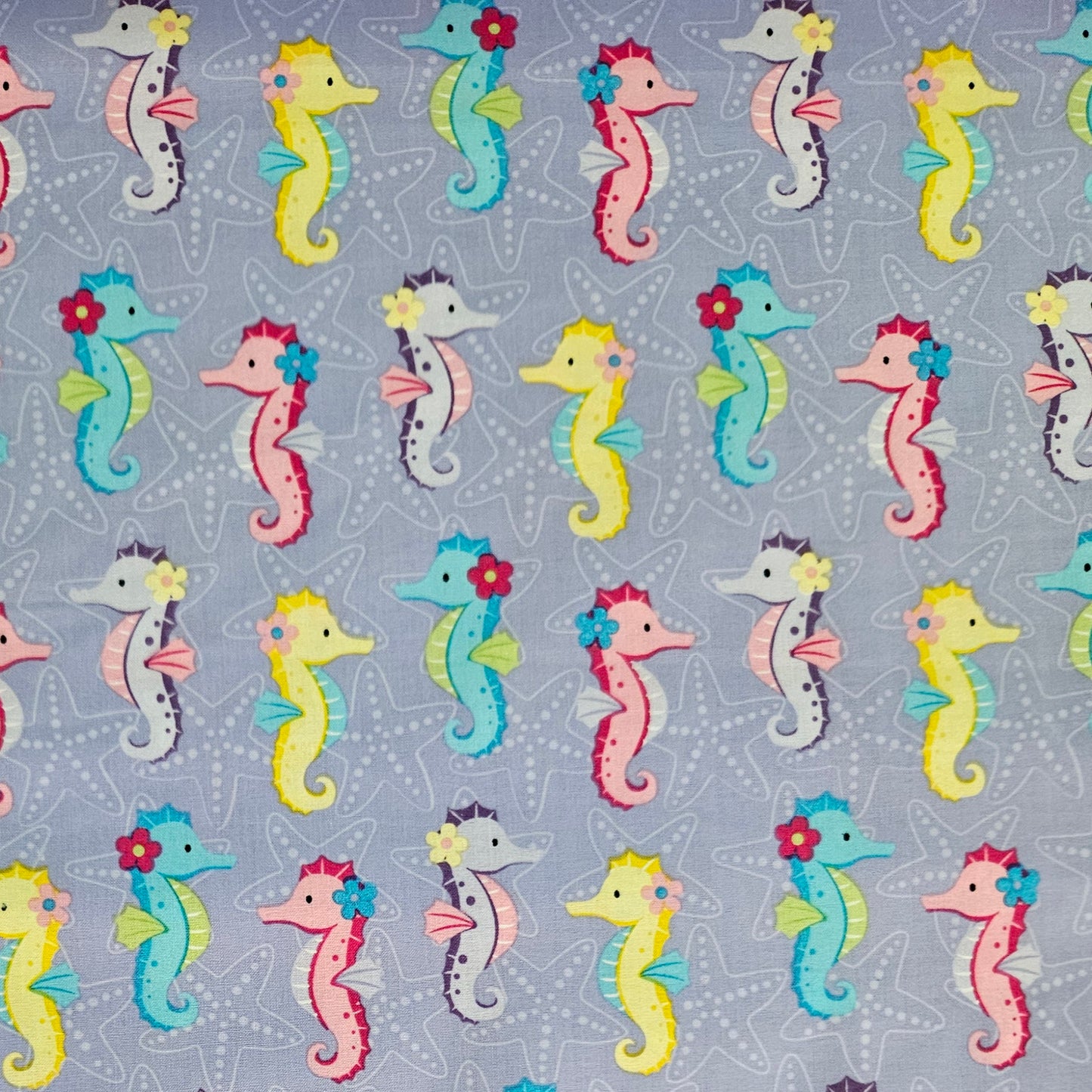 Seahorses on Lilac