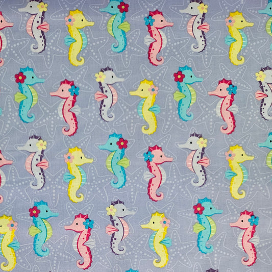 Seahorses on Lilac
