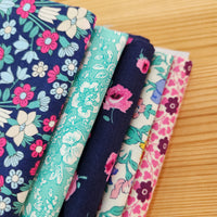 Remnant Craft Fabrics - Jewel Tone Liberty