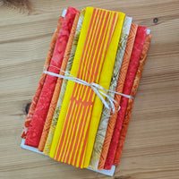 Remnant Craft Fabrics - Orange Sunset Batik