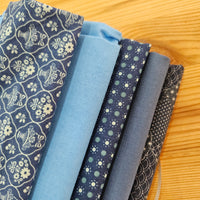 Remnant Craft Fabrics - Dark Blue