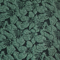Textured Large Green Florals