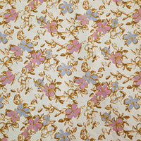 Jacquard - Florals on White