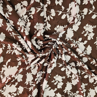 compare product Satin - Pink Florals on Brown