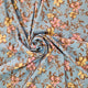 Jacquard - Florals on Blue