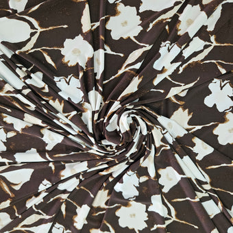 compare product KNIT - Cream Florals on Brown