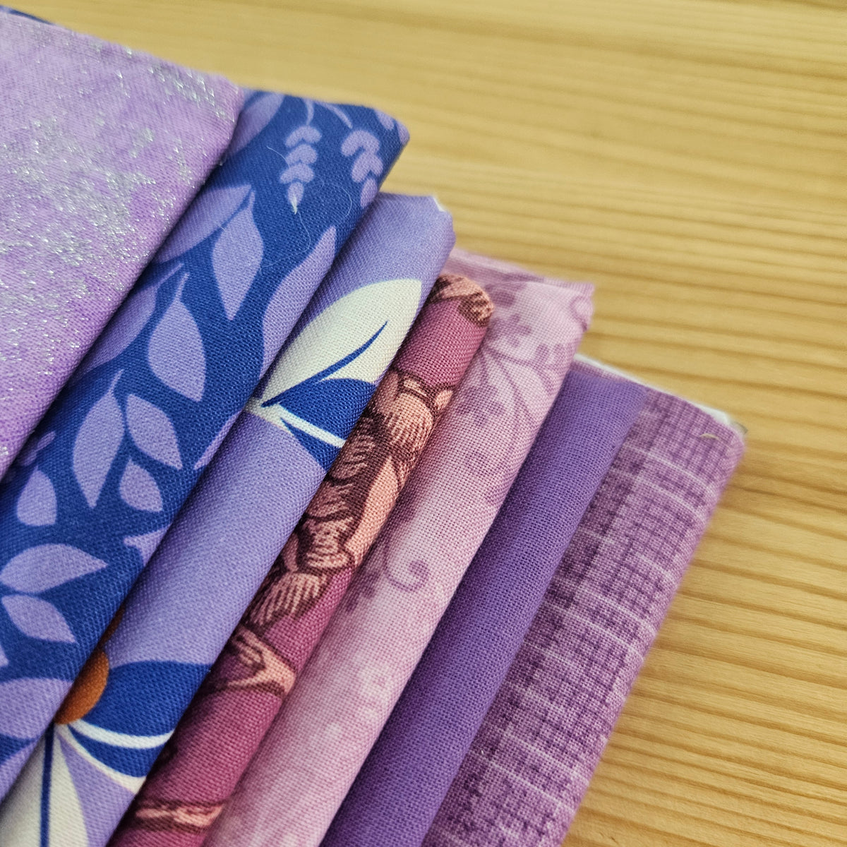 Remnant Craft Fabrics - Purple Patch