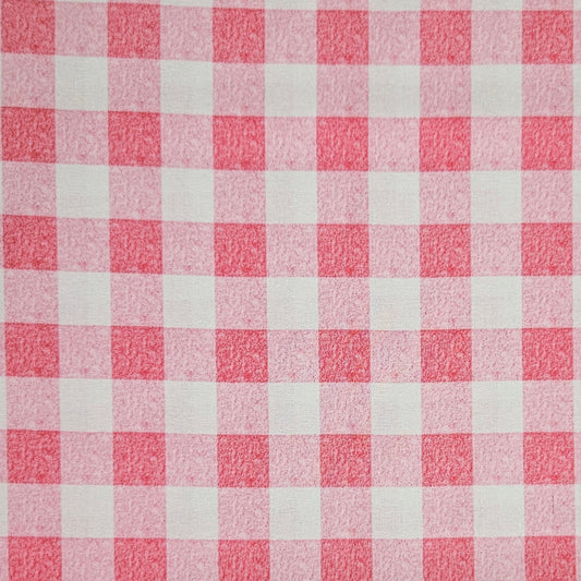 Gingham - 25mm Pink