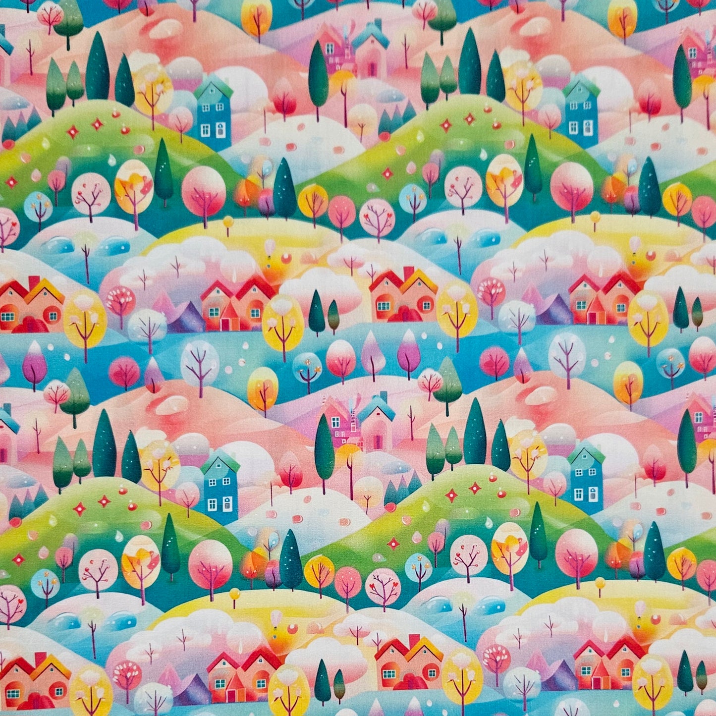 Pastel Village Spring