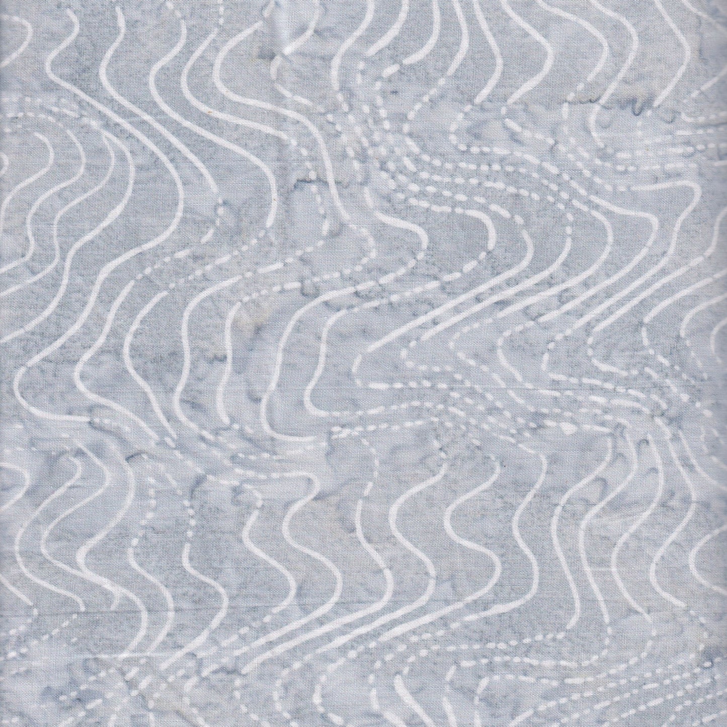 Batik Quilt Backing 458 - Wavey Pale Blue